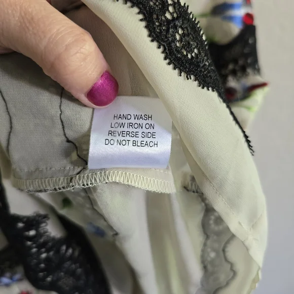 Modcloth Geode Floral Embroidered Lace Dress Size Small - Picture 8 of 14